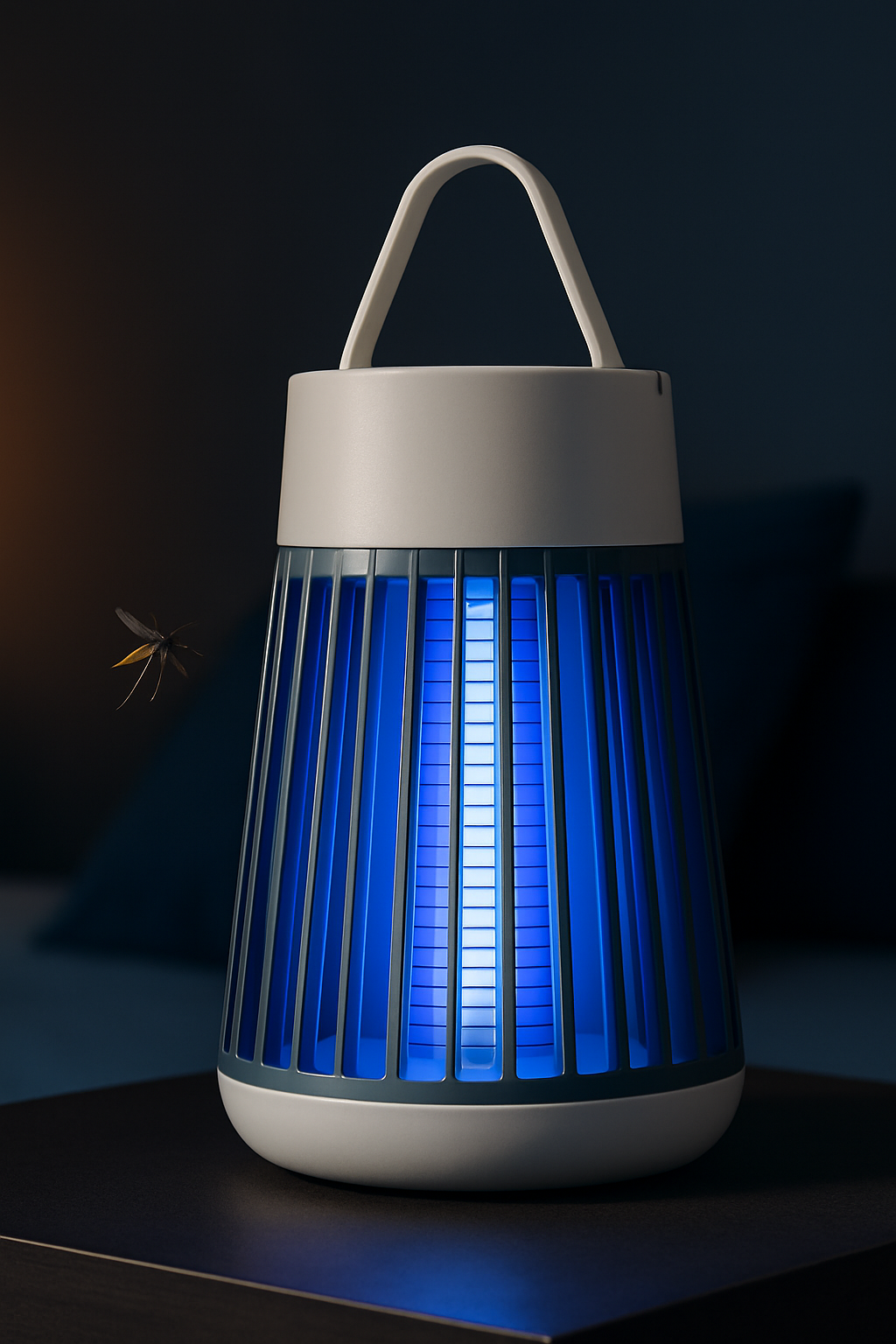 Lámpara Antimosquitos UV Recargable | Silenciosa, segura y sin químicos